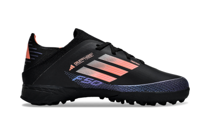 Kids Adidas F50 Elite TF Football Shoes - Black/Pink/Blue