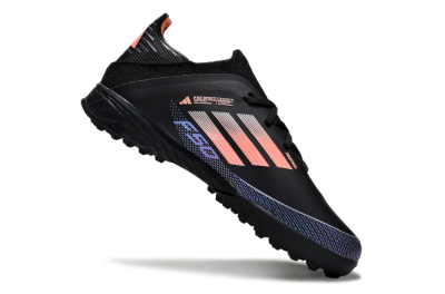 Kids Adidas F50 Elite TF Football Shoes - Black/Pink/Blue