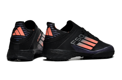 Kids Adidas F50 Elite TF Football Shoes - Black/Pink/Blue