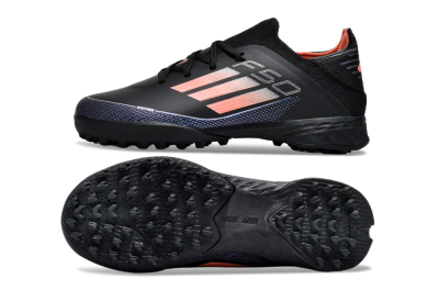 Kids Adidas F50 Elite TF Football Shoes - Black/Pink/Blue