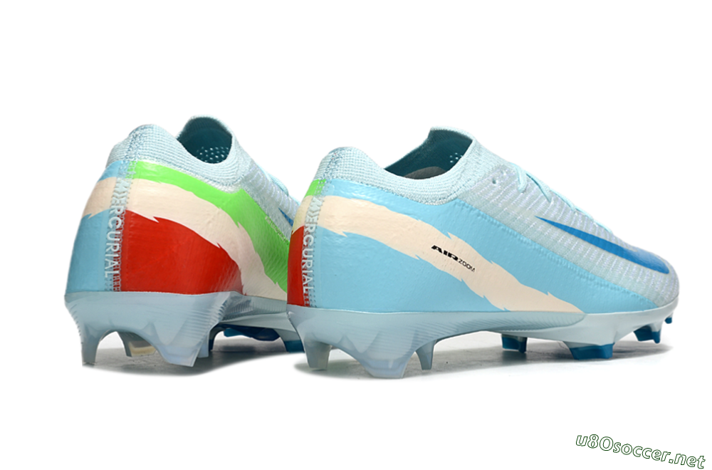 Unisex Nike Air Zoom Mercurial Vapor 16 Elite FG Football Boots - Jade/Blue/Beige 5