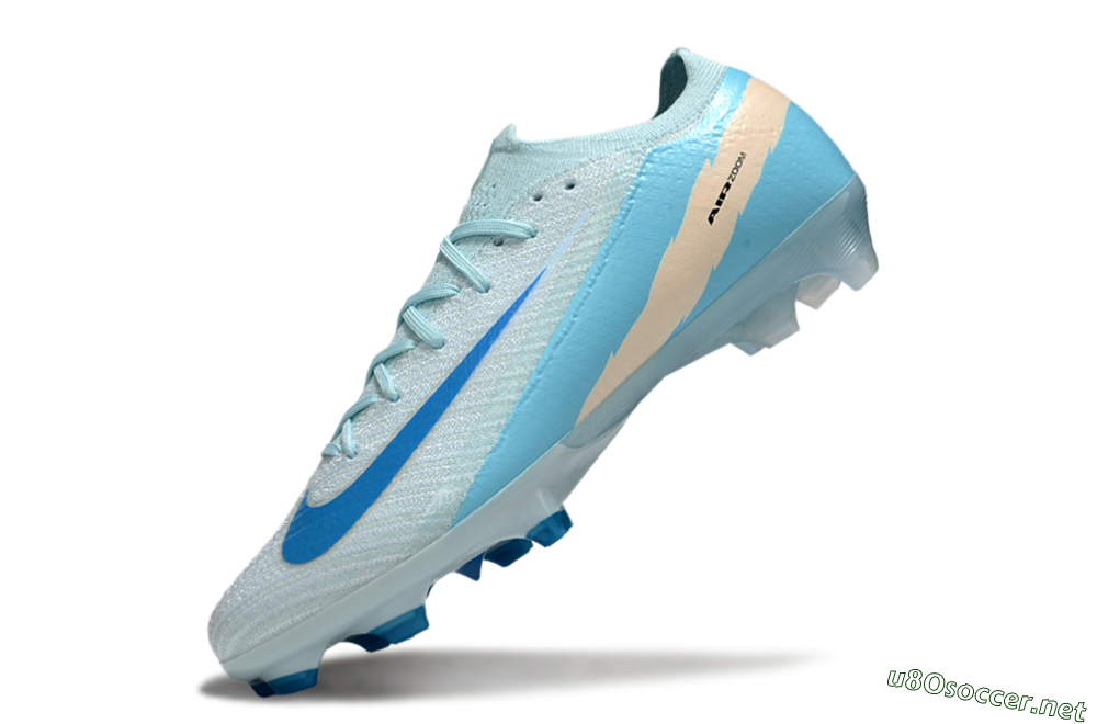 Unisex Nike Air Zoom Mercurial Vapor 16 Elite FG Football Boots - Jade/Blue/Beige 4