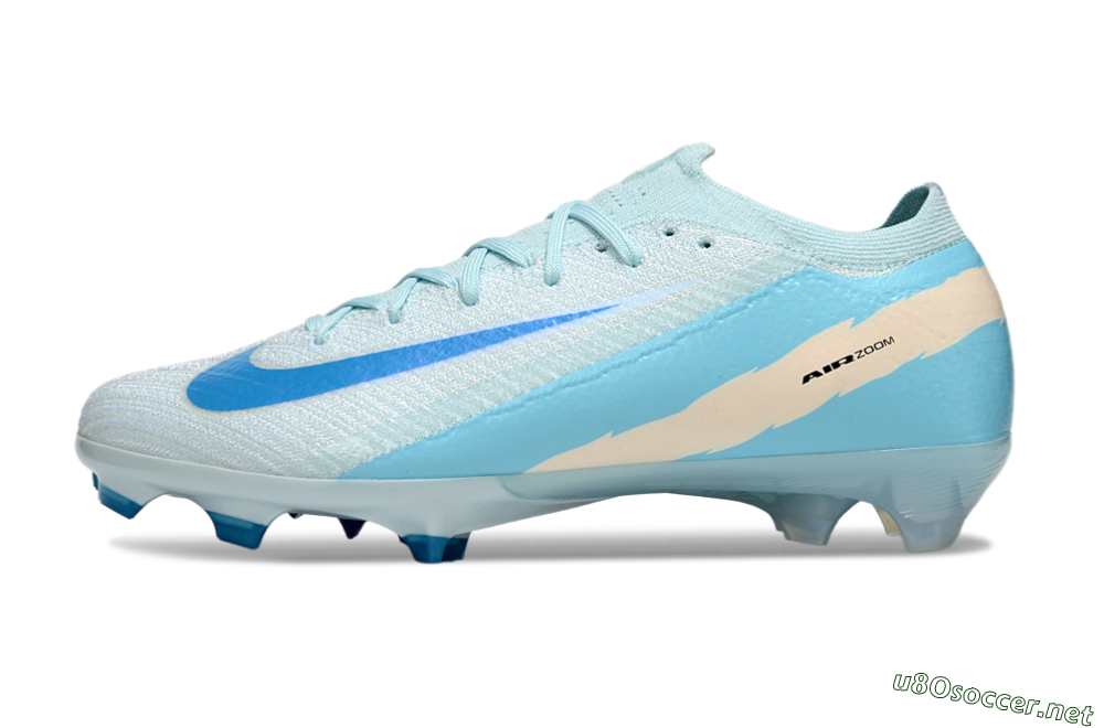 Unisex Nike Air Zoom Mercurial Vapor 16 Elite FG Football Boots - Jade/Blue/Beige 0
