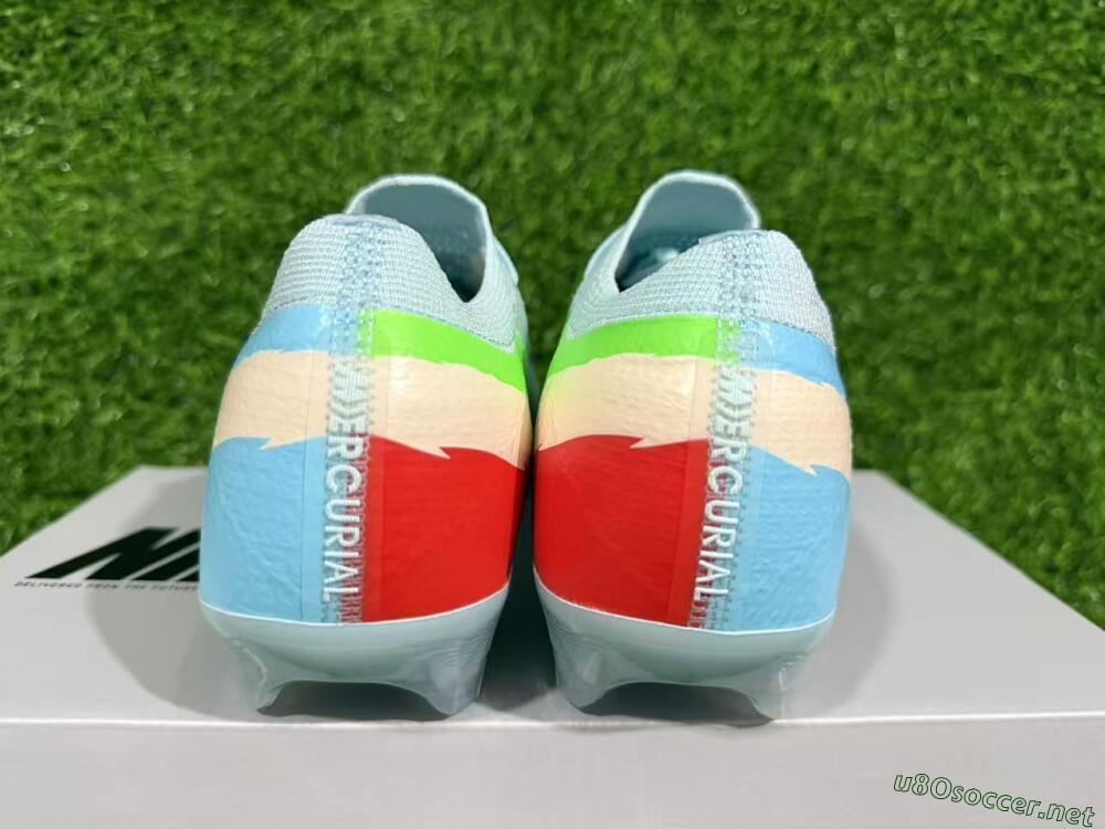 Unisex Nike Air Zoom Mercurial Vapor 16 Elite FG Football Boots - Jade/Blue/Beige
