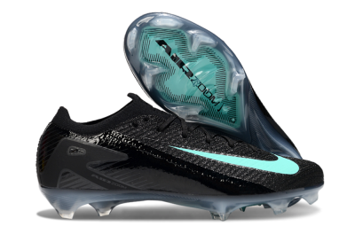 Unisex Nike Air Zoom Mercurial Vapor 16 Elite FG Football Boots - Black/Jade