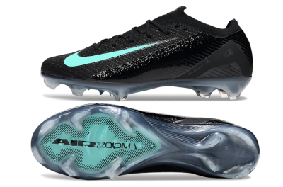 Unisex Nike Air Zoom Mercurial Vapor 16 Elite FG Football Boots - Black/Jade