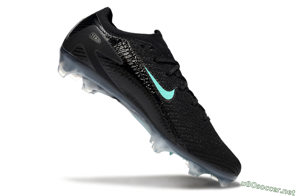 Unisex Nike Air Zoom Mercurial Vapor 16 Elite FG Football Boots - Black/Jade 4