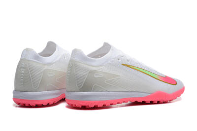 Men's Nike Air Zoom Mercurial Vapor 16 Elite TF Football Shoes - White/Pink/Gold