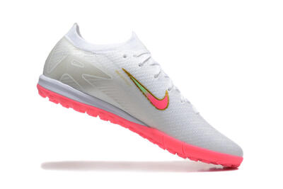 Men's Nike Air Zoom Mercurial Vapor 16 Elite TF Football Shoes - White/Pink/Gold