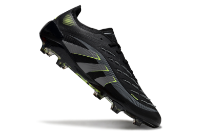 Unisex Adidas Predator 25 Elite FG Football Boots - Black/Silver/Yellow