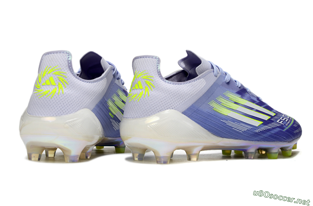 Men's Adidas F50 Elite FG Football Boots - Blue/White/Yellow 6