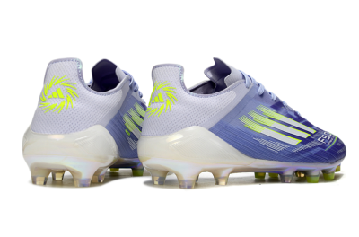 Men's Adidas F50 Elite FG Football Boots - Blue/White/Yellow