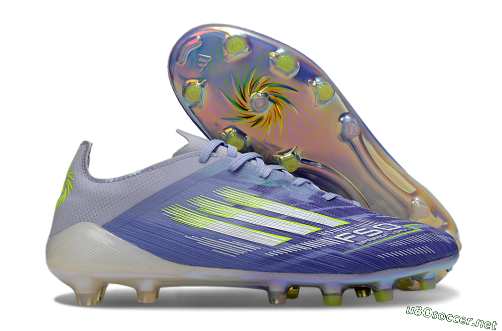 Men's Adidas F50 Elite FG Football Boots - Blue/White/Yellow 2