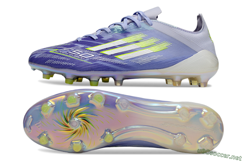 Men's Adidas F50 Elite FG Football Boots - Blue/White/Yellow 1