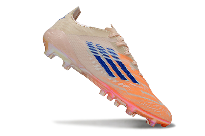 Men's Adidas F50 Elite FG Football Boots - Pink/Orange/Blue