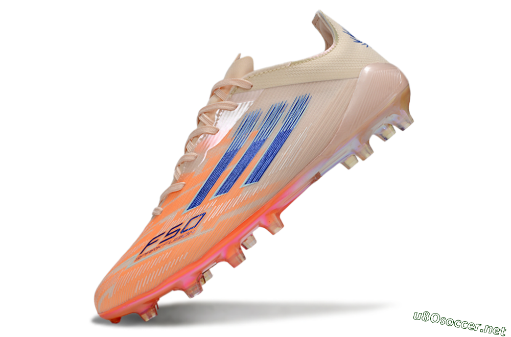 Men's Adidas F50 Elite FG Football Boots - Pink/Orange/Blue 6