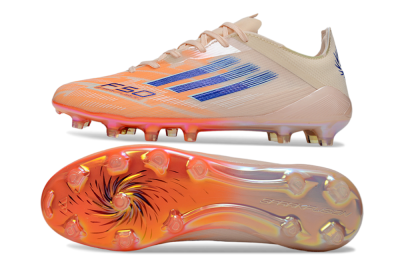 Men's Adidas F50 Elite FG Football Boots - Pink/Orange/Blue