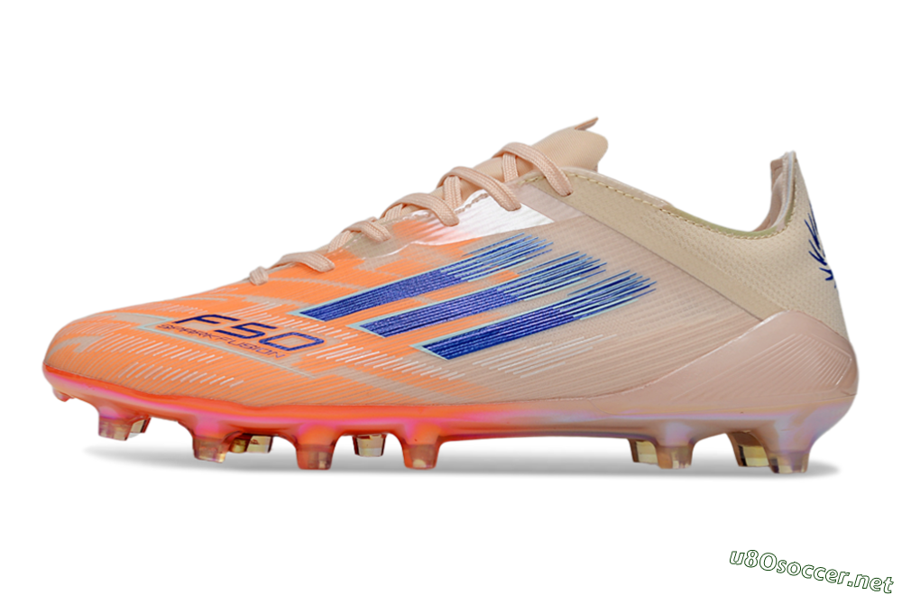 Men's Adidas F50 Elite FG Football Boots - Pink/Orange/Blue 0