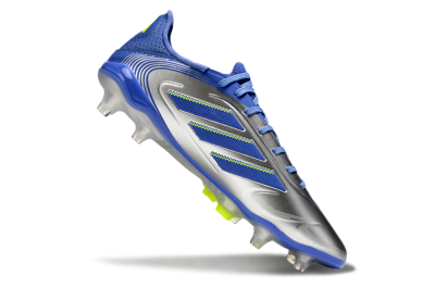 Men's Adidas Copa Pure 3 Elite FG Football Boots - Silver/Blue/Yellow