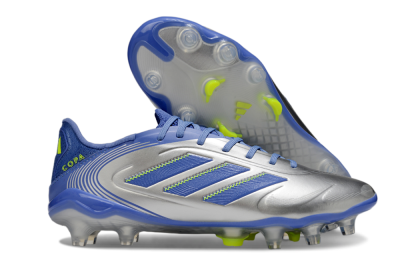 Men's Adidas Copa Pure 3 Elite FG Football Boots - Silver/Blue/Yellow