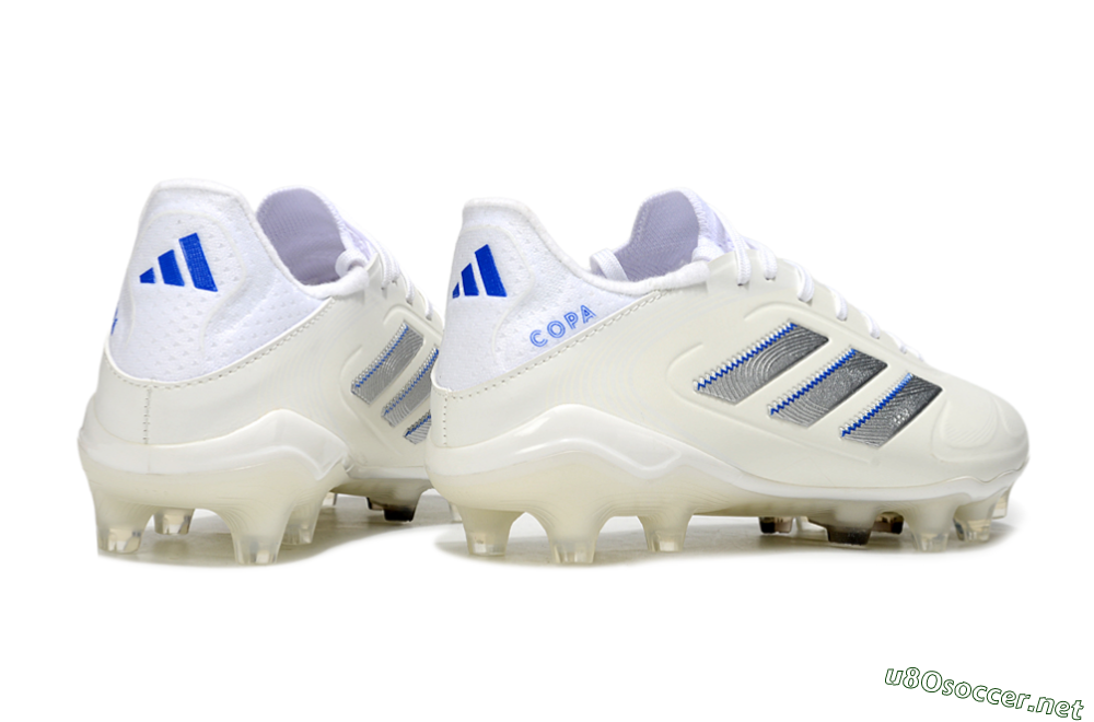 Men's Adidas Copa Pure 3 Elite FG Football Boots - Beige/Silver/Blue 6