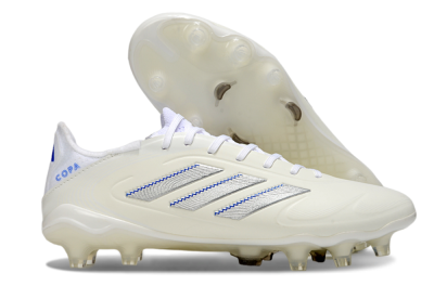 Men's Adidas Copa Pure 3 Elite FG Football Boots - Beige/Silver/Blue