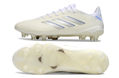 Men's Adidas Copa Pure 3 Elite FG Football Boots - Beige/Silver/Blue