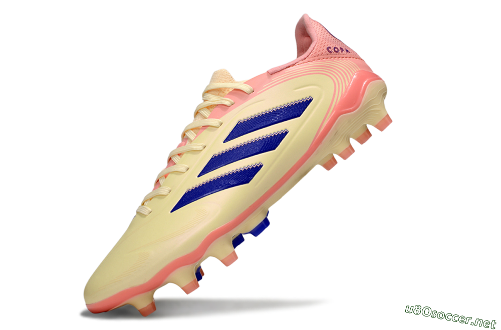 Men's Adidas Copa Pure 3 Elite FG Football Boots - Yellow/Blue/Pink 5