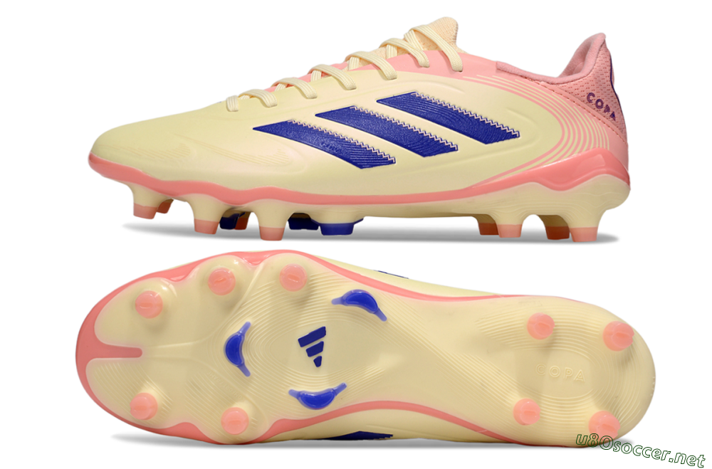 Men's Adidas Copa Pure 3 Elite FG Football Boots - Yellow/Blue/Pink 1