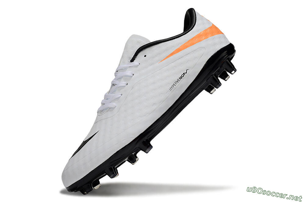 Men's Nike Hypervenom Phantom FG Football Boots - White/Black/Yellow 5