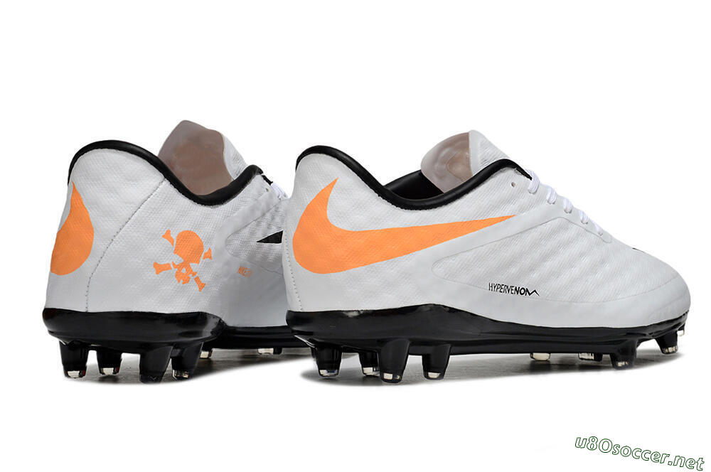 Men's Nike Hypervenom Phantom FG Football Boots - White/Black/Yellow 6