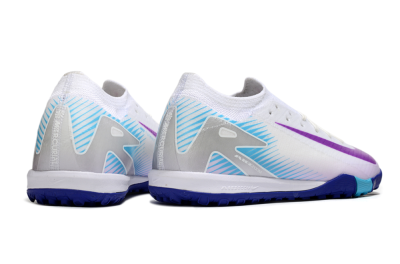 Men's Nike Air Zoom Mercurial Vapor 16 Elite TF Football Shoes - White/Purple/Silver