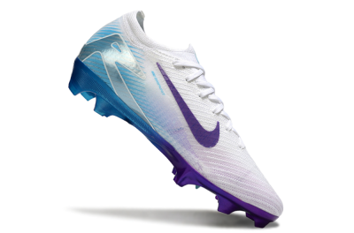 Men's Nike Air Zoom Mercurial Vapor 16 Elite FG Football Boots - White/Purple/Jade