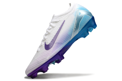 Men's Nike Air Zoom Mercurial Vapor 16 Elite FG Football Boots - White/Purple/Jade
