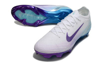 Men's Nike Air Zoom Mercurial Vapor 16 Elite FG Football Boots - White/Purple/Jade