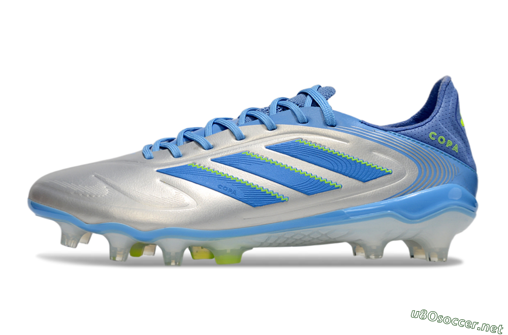 Men's Adidas Copa Pure 3 Elite FG Football Boots - Silver/Blue/Yellow 0