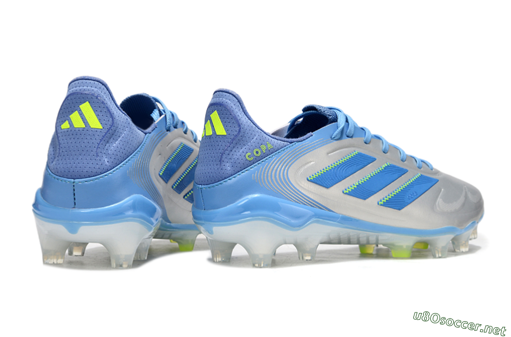 Men's Adidas Copa Pure 3 Elite FG Football Boots - Silver/Blue/Yellow 6