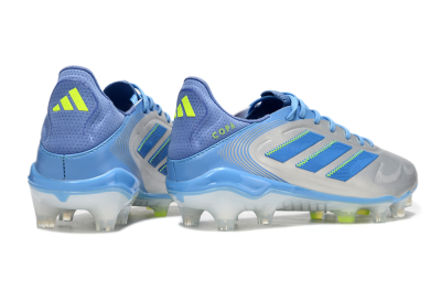 Men's Adidas Copa Pure 3 Elite FG Football Boots - Silver/Blue/Yellow