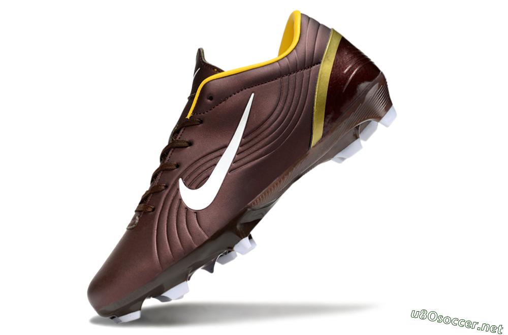 Men's Nike Mercurial Vapor 1 Elite FG Football Boots - Brown/White/Yellow 5