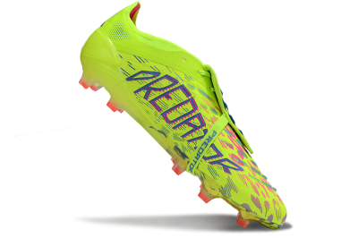 Men's Adidas Predator 25 Elite Foldover Tongue FG Football Boots - Yellow/Blue/Red