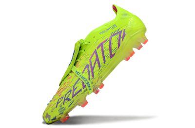 Men's Adidas Predator 25 Elite Foldover Tongue FG Football Boots - Yellow/Blue/Red