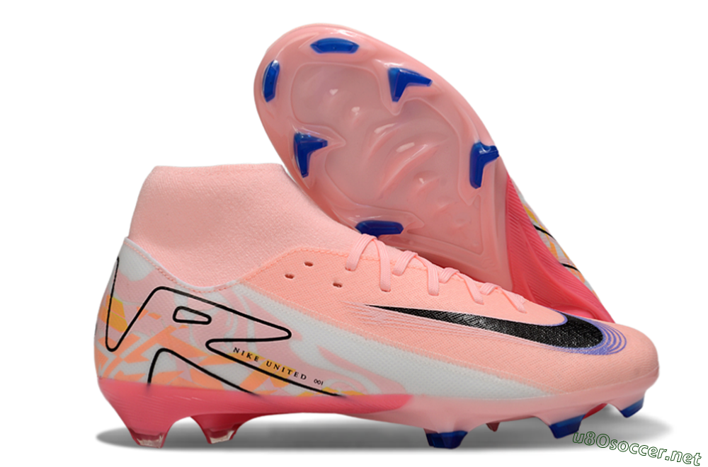Men's Nike Air Zoom Mercurial Superfly 10 Elite FG Football Boots - Pink/Purple/White 2