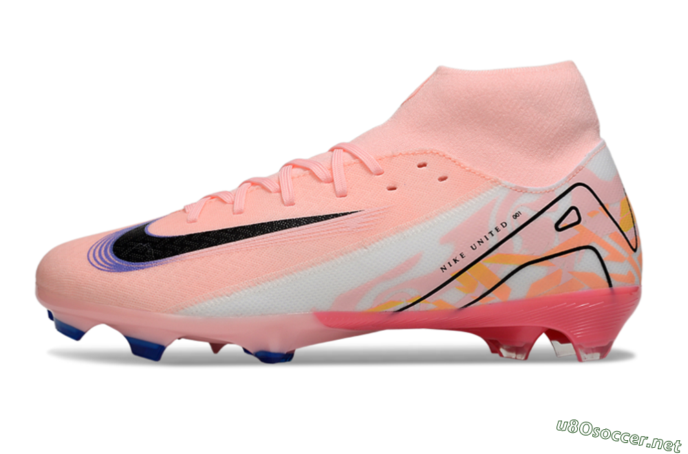 Men's Nike Air Zoom Mercurial Superfly 10 Elite FG Football Boots - Pink/Purple/White 0