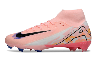 Men's Nike Air Zoom Mercurial Superfly 10 Elite FG Football Boots - Pink/Purple/White