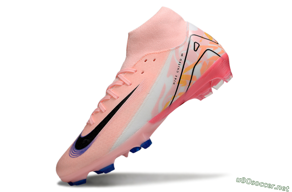 Men's Nike Air Zoom Mercurial Superfly 10 Elite FG Football Boots - Pink/Purple/White 5