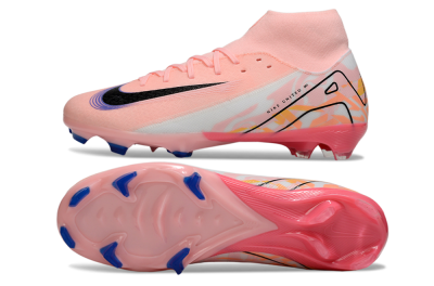 Men's Nike Air Zoom Mercurial Superfly 10 Elite FG Football Boots - Pink/Purple/White