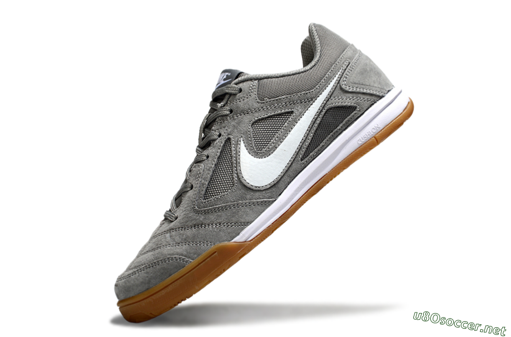 Men's Nike SB Gato IC Football Shoes - Grey/White 5