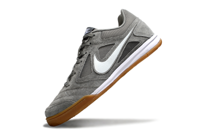 Men's Nike SB Gato IC Football Shoes - Grey/White