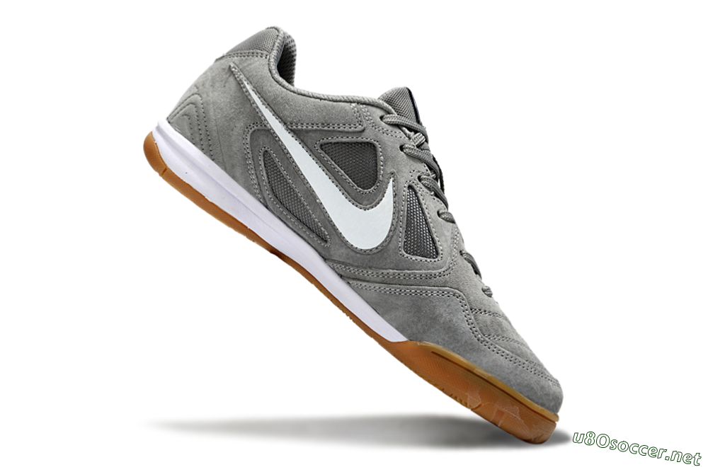 Men's Nike SB Gato IC Football Shoes - Grey/White 4