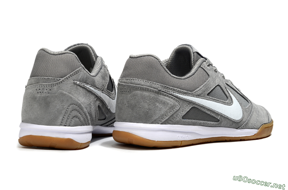 Men's Nike SB Gato IC Football Shoes - Grey/White 6